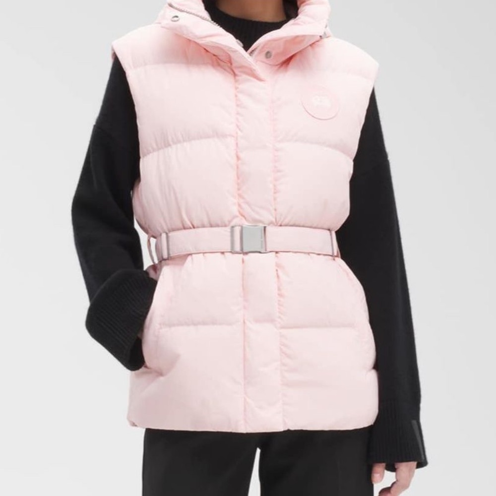 NWT New Canada Goose Rayla Pink Down Vest Size Small - Picture 7 of 10